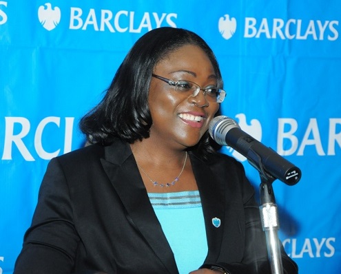 Mrs Patience Akyianu, Managing Director of Barclays Bank Ghana